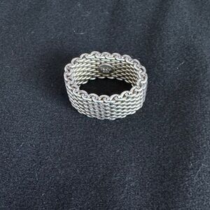 Tiffany & Co. Silver Somerset Mesh Ring